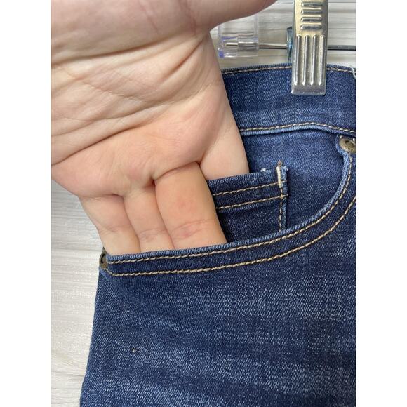 Soho New York & Company Shorts Womens 14 Denim Frayed Hem Jean Casual Stretch - Picture 3 of 11